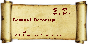 Brassai Dorottya névjegykártya